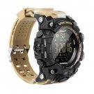 Waterproof Bluetooth Sport Smart Watch Phone Mate For Android IOS  Yellow Camouflage