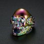 Heavy Stainless Steel Mens Gothic Punk Skull Motorcycle Biker Rings Gift Multicolor Size 13