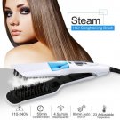 Steam Fast Hair Straightener Comb Spray Vapor Flat Iron Hair Straightening Brush  Plug  UK