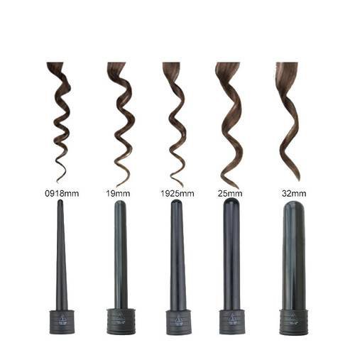 5 In 1 Zebra Hair Curler Curling Iron Curling Wand Set Ceramic Hair
