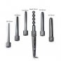 6 In 1 Curling Iron Interchangeable Hair Curler waver LED display Curling Wand Plug AU