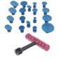 1Set Car 18pcs Tabs & T-Bar Hammer Puller Lifter Paintless Dent Pit Repair Tool
