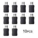 10pcs Micro USB T Port Male 5 Pin Male Plug Socket Connector Plastic Cover