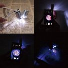 Mini Money Tester 60X Pocket Microscope Magnifier Loupe Glass LED Light UV