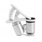Mini Money Tester 60X Pocket Microscope Magnifier Loupe Glass LED Light UV
