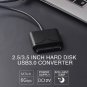 USB3.0 To SATA 22Pin Adapter Cable For 2.5"/3.5"External HDD SSD Hard Drive Disk
