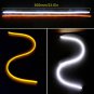 2x 60cm Car Sequential Headlight LED Strip Lights Dynamic Turn Signal Lamp