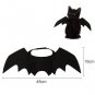 Bat Wings Vampire Black Cute Fancy Dress Up Halloween Pet Dog Cat Costume