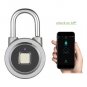 BT Bluetooth Fingerprint Smart Keyless Lock Waterproof APP Anti-Theft Grey