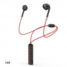 Magnetic Wireless Bluetooth Earbuds w/ Mic Bass Stereo Sports In-Ear Earphone Red