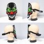 Sound Activated LED Luminous Full Face Clown Mask Light Up Dance Rave Party Halloween Cosplay "A"