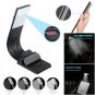 LED Reading Book Light Flexible Clip Rechargeable Lamp For Kindle/eBook Readers