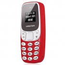 Mini Mobile Phone Bluetooth Dialer Voice-Changer MP3 Player Dual SIM Cell Phone--Red