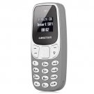 Mini Mobile Phone Bluetooth Dialer Voice-Changer MP3 Player Dual SIM Cell Phone--Gray