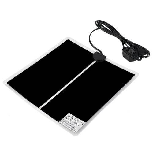 IR 14W Adjustable Temperature Heating Pad for Reptile Amphibian Pet 28x28