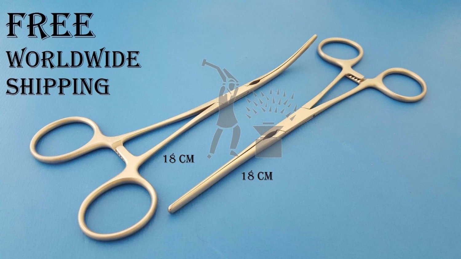 Vascular Clamps Debakey Atraumatic Forceps Surgical Instruments 2 Pieces