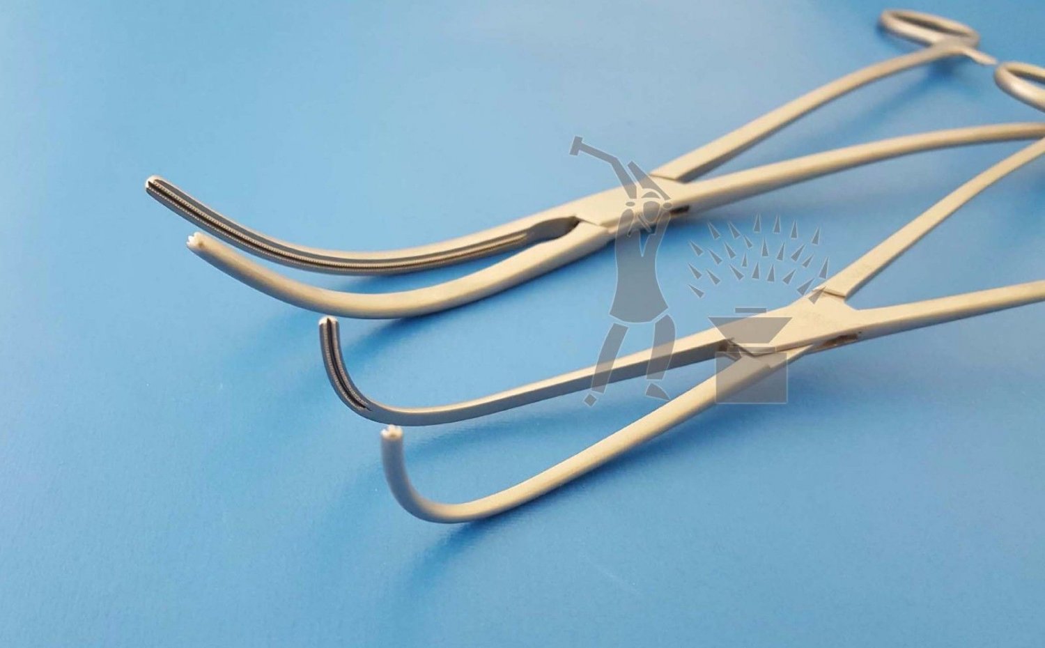 Debakey Atraumatic Vascular Clamps Forceps Surgical Instruments 2 Pieces