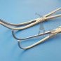 Debakey Atraumatic Vascular Clamps Forceps Surgical Instruments 2 Pieces