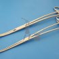 Debakey Atraumatic Vascular Clamps Forceps Surgical Instruments 2 Pieces