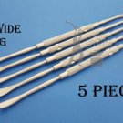 Periosteal Elevator Double Ended, Dental Implant Maxillofacial Tools 5 Pieces
