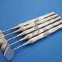 Dental Cone Socket Handle with Mirrors Dentist Instruments Hollow Handle 17 pcs