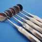 Dental Cone Socket Handle with Mirrors Dentist Instruments Hollow Handle 17 pcs