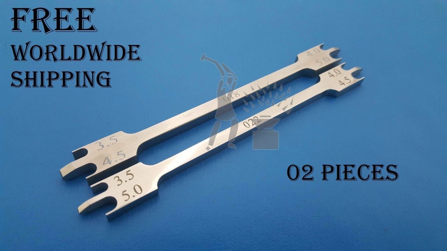 Bracket Height Gauge 018 & 022 Stainless Steel Orthodontic Dental