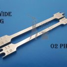Bracket Height Gauge 018 & 022 Stainless Steel Orthodontic Dental Instruments