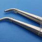 Corn Suturing Plier Dental Implant Micro Surgery Surgical Instruments Gold 2 Pcs