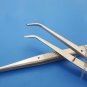 Corn Suturing Plier Dental Implant Micro Surgery Surgical Instruments Gold 2 Pcs