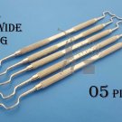 Gingrass Ligature Director Double Ended Orthodontic Dental Instruments 5 Pieces