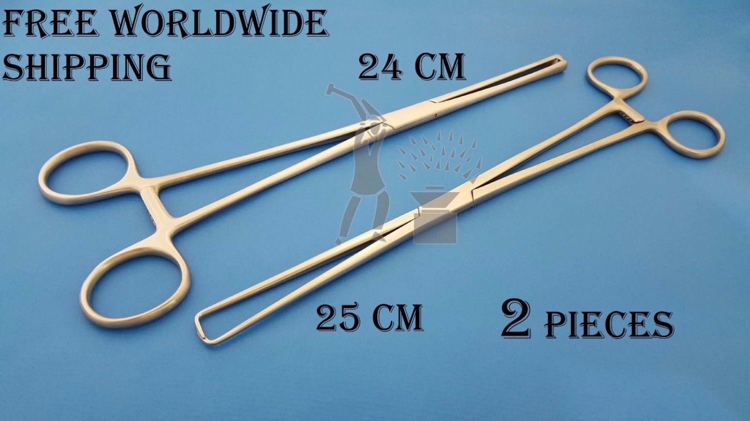 Museux & Tenaculum Vulsellum Uterine Forceps OB/Gyn Surgical Instruments