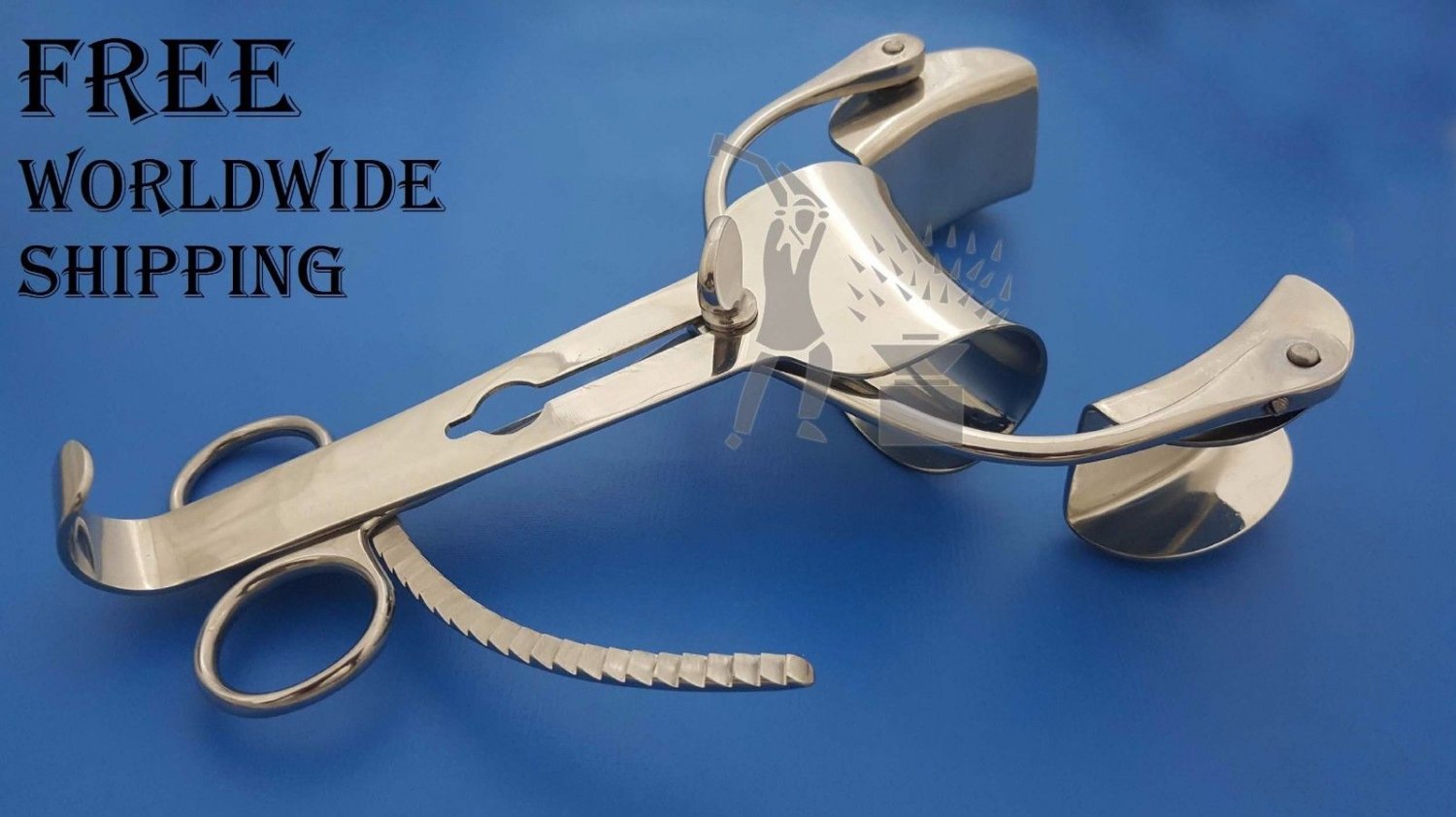 Collin Abdominal Retractor Two Blade with Centre Blade General Surgery Free Ship