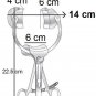 Collin Abdominal Retractor Two Blade with Centre Blade General Surgery Free Ship