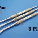 Dental Surgical Hopkins Periosteal Elevator Dental Implant Surgery 3 Pieces