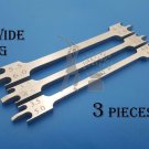 Orthodontic Bracket Height Gauge 018 & 022 Stainless Steel Hand Instruments 3 Pc
