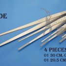 Debakey Vascular Tissue Forceps Atraumatic Set of 4 Pieces Medical Surgical Inst