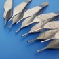 Adson Dressing Dissecting Tissue Forceps 1x2 Teeth Serrated Plastic Surgery 6 pc