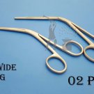 Hartman Alligator Ear Dressing Forceps Serrated Jaws 2 Pieces Free Shipping