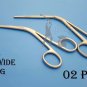 Hartman Alligator Ear Dressing Forceps Serrated Jaws 2 Pieces Free Shipping