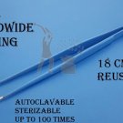 Reusable American Bipolar Forceps 18 cm 1 mm Tip Free Shipping High Quality