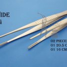 Atraumatic Debakey Vascular Tissue Forceps Cardiovascular Surgery Instruments