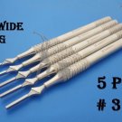 Blade Handle 3 # Scalpel Handle Hollow Round Surgical Dental Medical Instruments