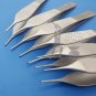 Adson Tissue Forceps Serrated & 1x2 Teeth Delicate Micro Surgical Forceps 6 pcs