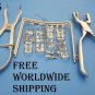 Dental Rubber Dam Set Kit Dental Filling Instruments 18 Pieces Free Shipping
