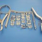 Dental Rubber Dam Set Kit Dental Filling Instruments 18 Pieces Free Shipping