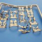 Dental Rubber Dam Set Kit Dental Filling Instruments 18 Pieces Free Shipping