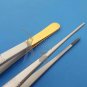 Dressing & Tissue Forceps 1 x 2 Teeth TC Gold Plated Medical Surgery Forceps 2pc