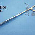 Lane Bone Elevator Slight Curve Ring Handle 10" Orthopedic Bone Instruments