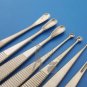Bone Curettes Orthopedic Assorted Sizes Double Ended 7 Pcs Free Shipping